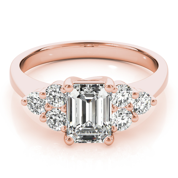 The Emma Solitaire Engagement Ring, set view