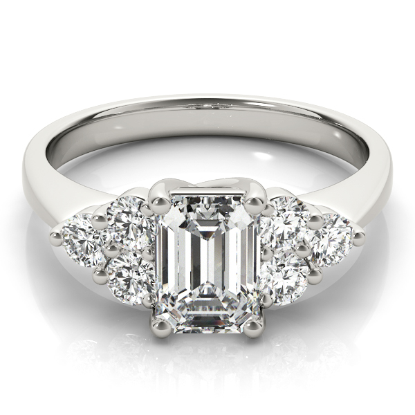 The Emma Solitaire Engagement Ring, set view