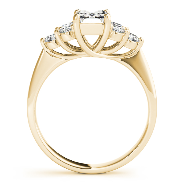 The Emma Solitaire Engagement Ring, side view