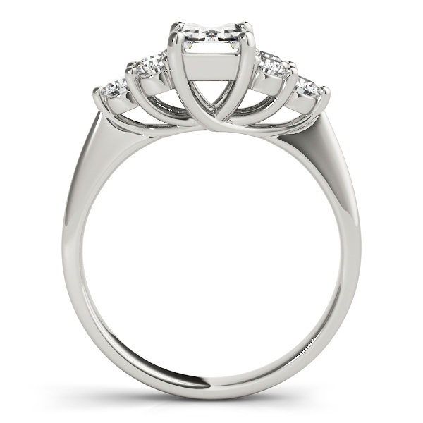 The Emma Solitaire Engagement Ring, side view