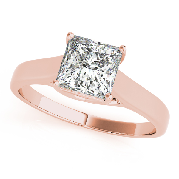 Solitaire Trellis Engagement Rings