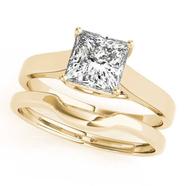 The Phoebe Solitaire Engagement Ring, set view