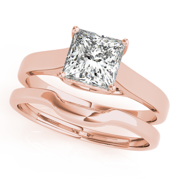 The Phoebe Solitaire Engagement Ring, set view