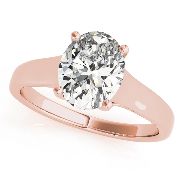 Solitaire Trellis Engagement Rings