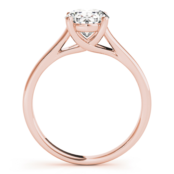 The Mary Solitaire Engagement Ring, side view
