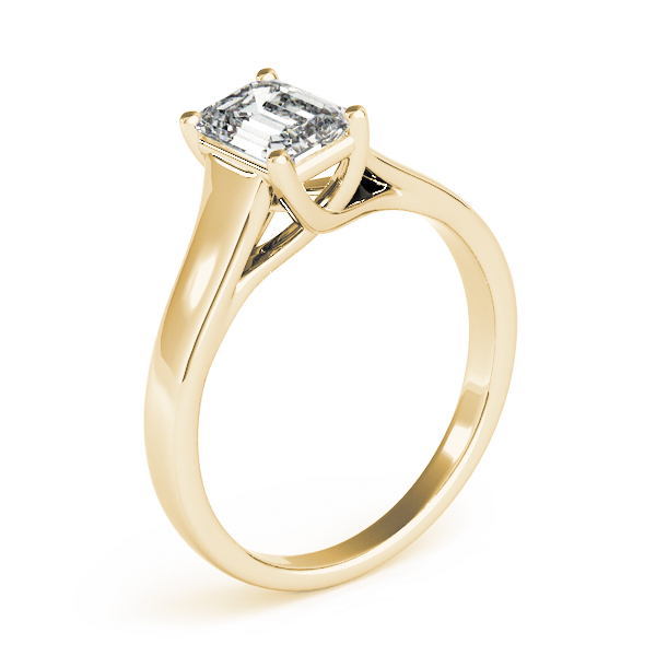 The Audrey Solitaire Engagement Ring, upright view