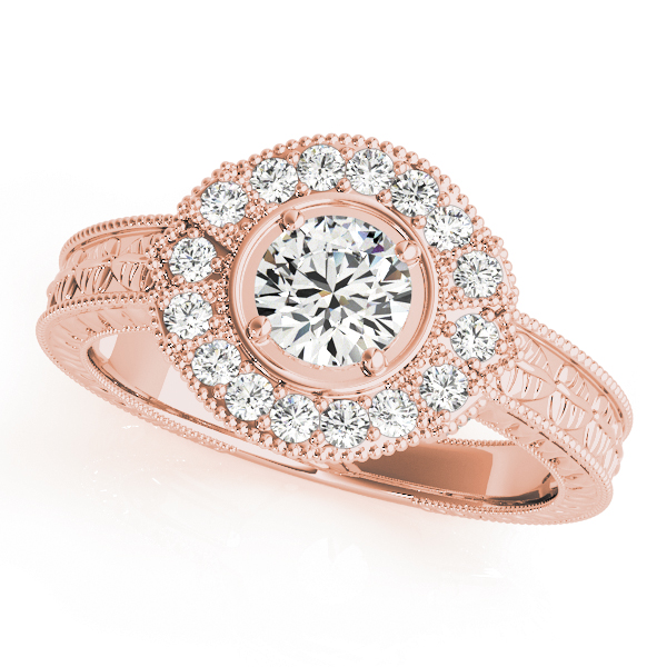 Nature Inspired Filigree Milgrain Engagement Rings