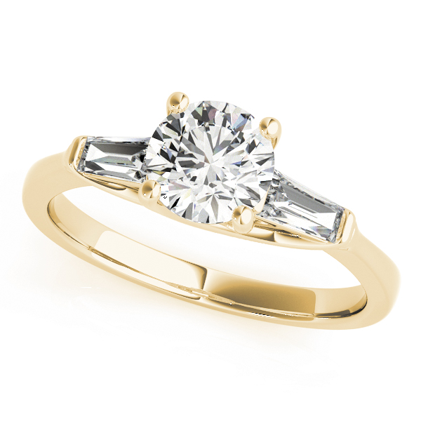 The Luna Engagement Ring, front view