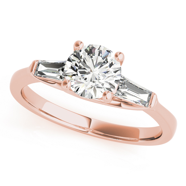 The Luna Engagement Ring, front view