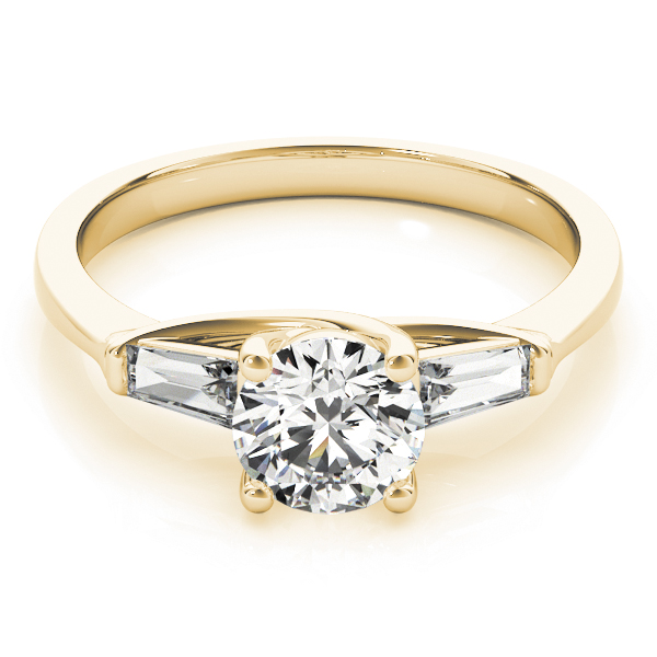 The Luna Engagement Ring, set view