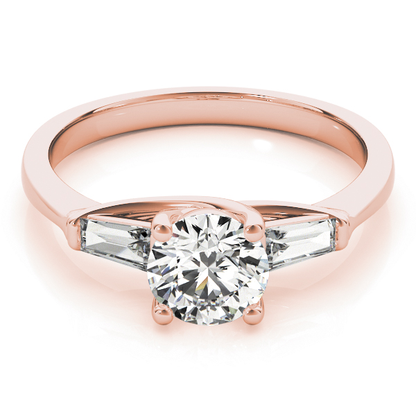 The Luna Engagement Ring, set view