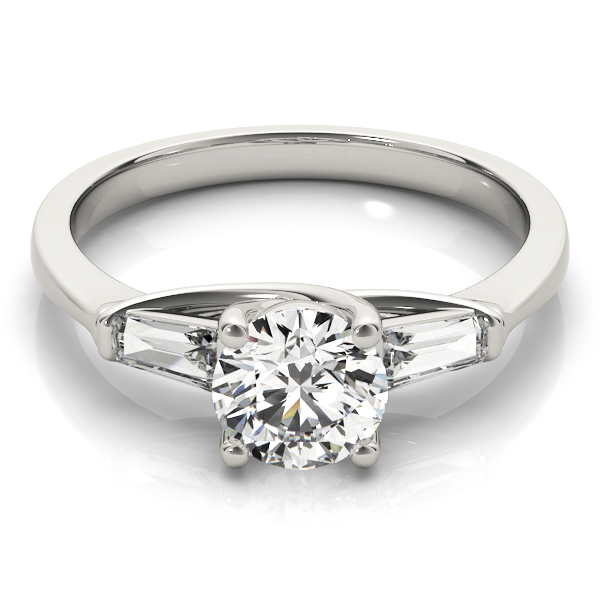 The Luna Engagement Ring, set view