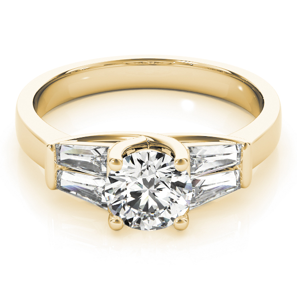 The Lauren Bague Engagement Ring, set view