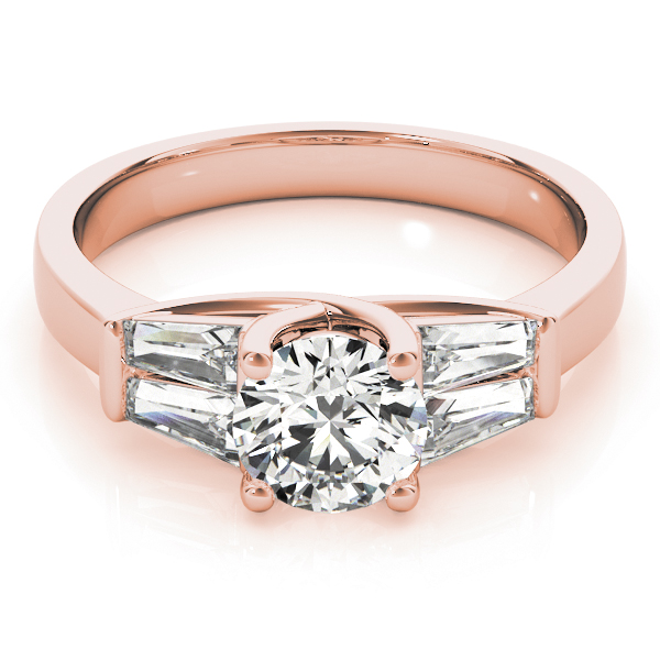 The Lauren Bague Engagement Ring, set view