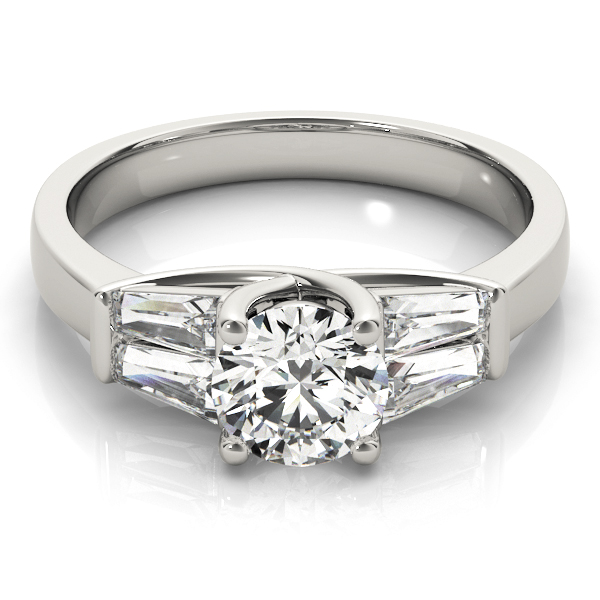 The Lauren Bague Engagement Ring, set view