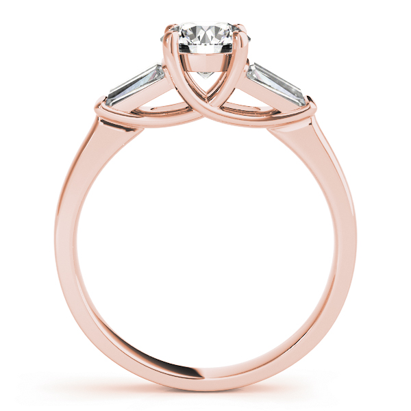 The Lauren Bague Engagement Ring, side view