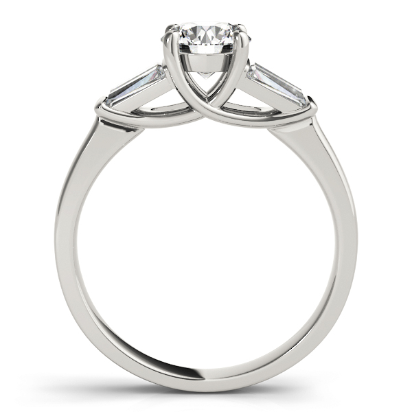 The Lauren Bague Engagement Ring, side view