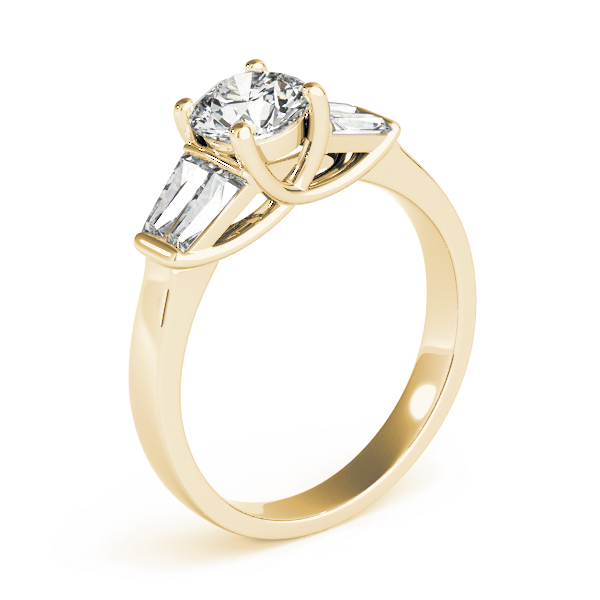 The Lauren Bague Engagement Ring, upright view