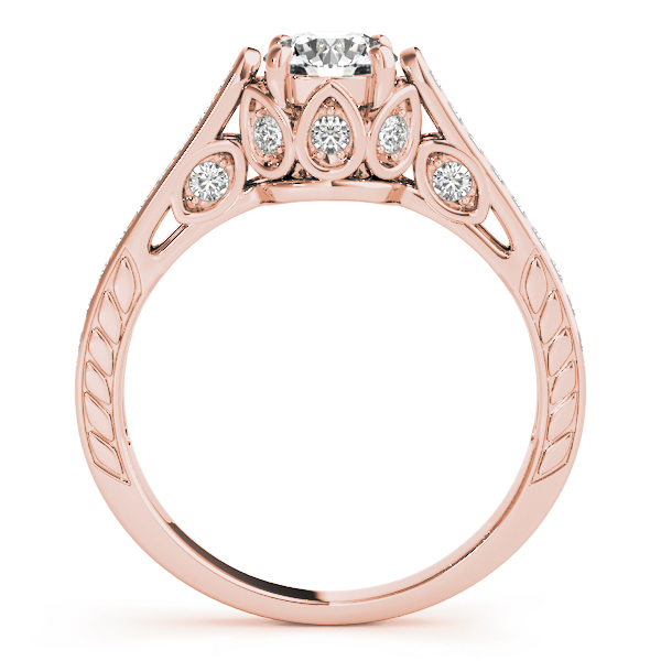 The Winifred Vintage Engagement Ring, side view