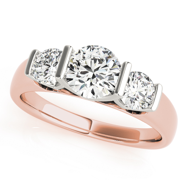 3-Stone Round Engagement Ring