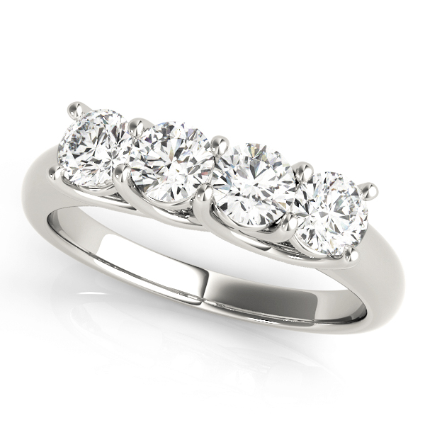 Prong Set Trellis Wedding Ring