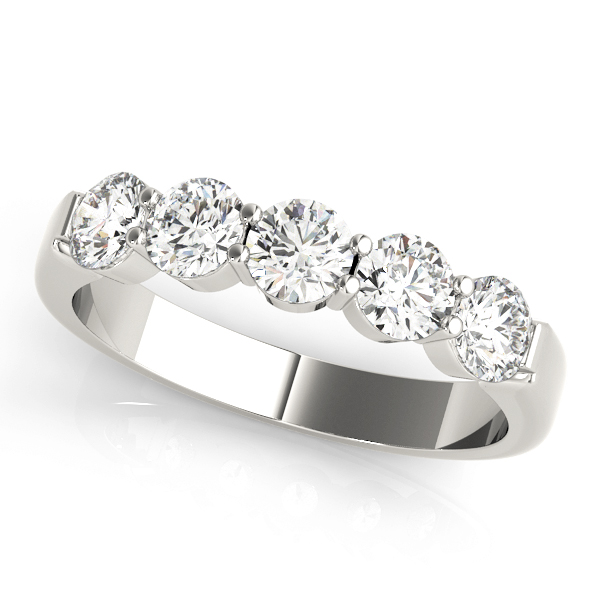 Prong Set Wedding Band