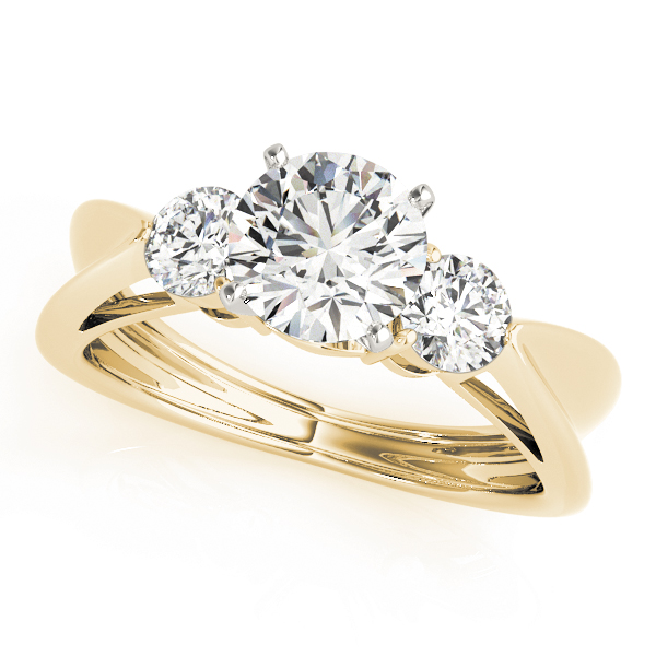 3-Stone Solitaire Plus Engagement Rings