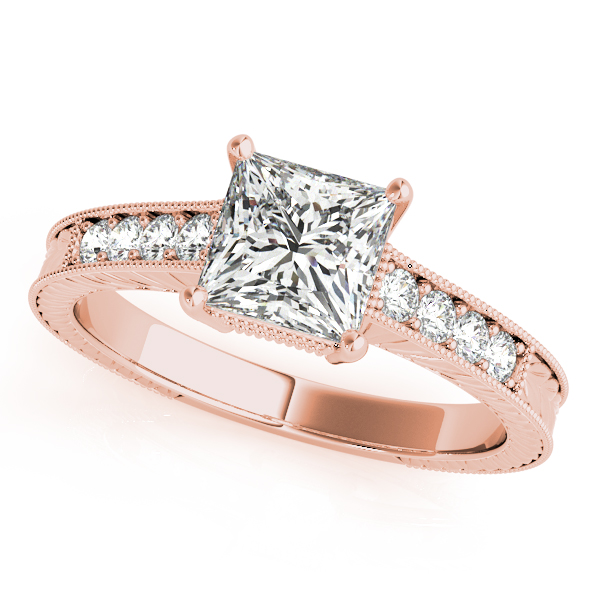 The Rosalind Vintage Engagement Ring, front view