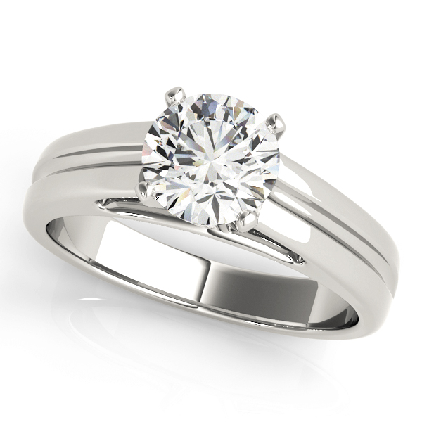 Cathedral Solitaire Engagement Ring