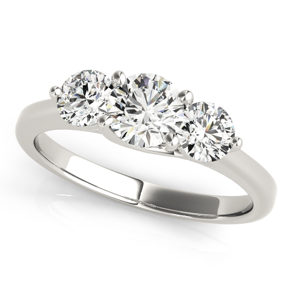 3-Stone Trellis Engagement Ring