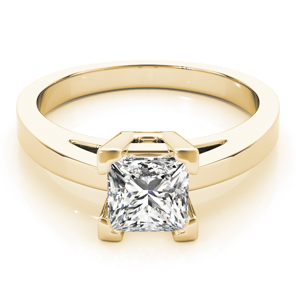 The Mirabel Solitaire Engagement Ring, set view