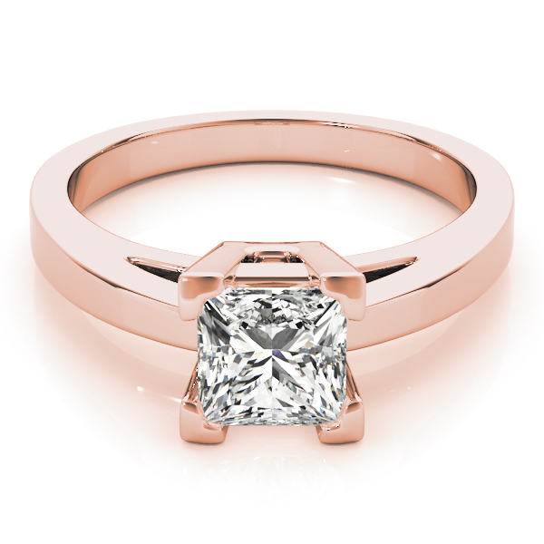 The Mirabel Solitaire Engagement Ring, set view