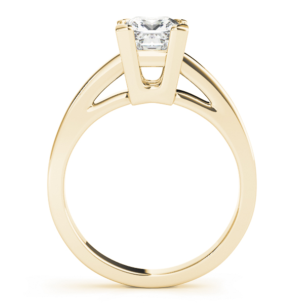 The Mirabel Solitaire Engagement Ring, side view