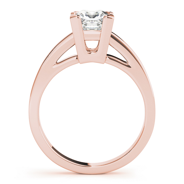 The Mirabel Solitaire Engagement Ring, side view