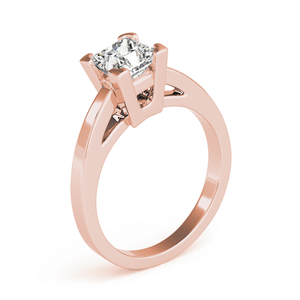 The Mirabel Solitaire Engagement Ring, upright view