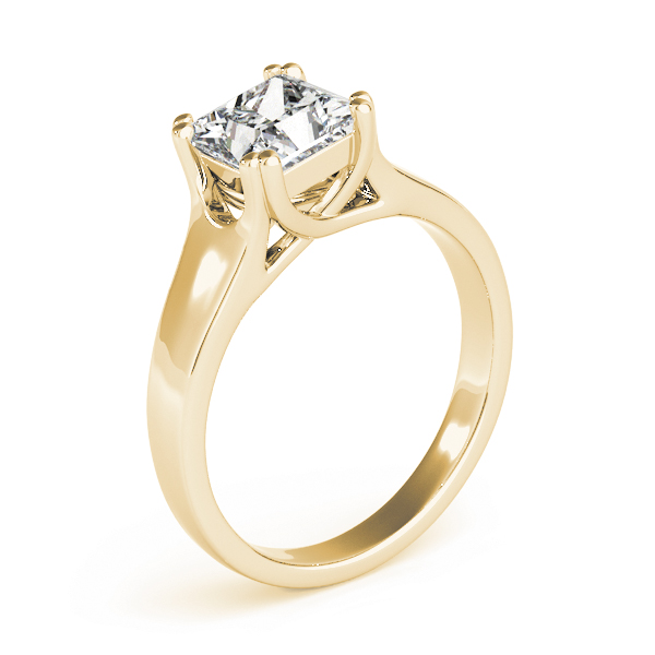 The Michaela Solitaire Engagement Ring, angled view