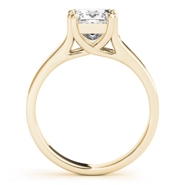 The Michaela Solitaire Engagement Ring, side view
