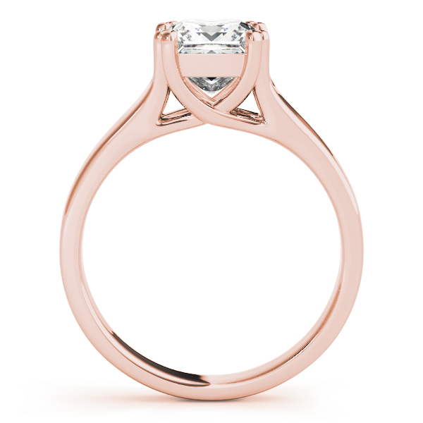 The Michaela Solitaire Engagement Ring, side view