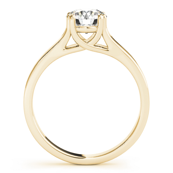 The Wren Solitaire Engagement Ring, side view
