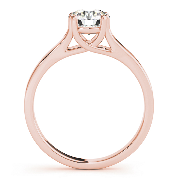 The Wren Solitaire Engagement Ring, side view