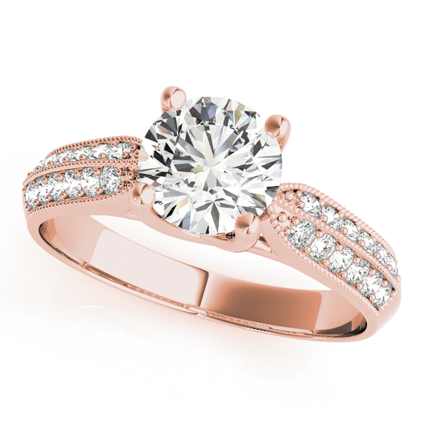 The Liliana Trellis Engagement Ring, front view