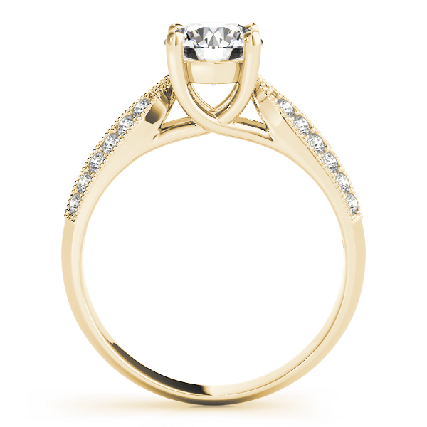 The Liliana Trellis Engagement Ring, side view