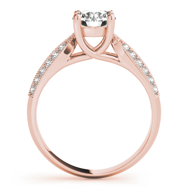 The Liliana Trellis Engagement Ring, side view