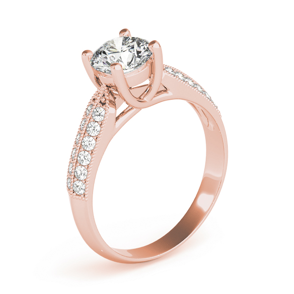 The Liliana Trellis Engagement Ring, upright view