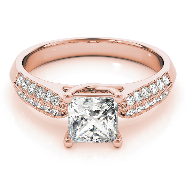 The Lucia Trellis Engagement Ring, set view