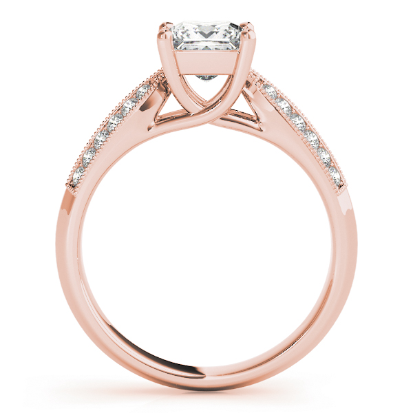 The Lucia Trellis Engagement Ring, side view