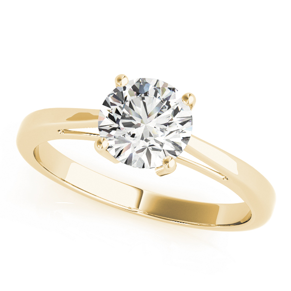 Solitaire Round Engagement Ring