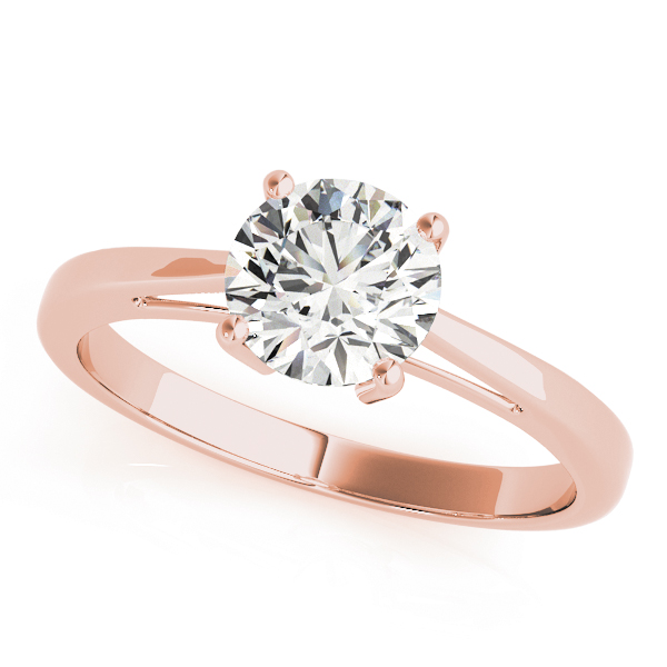 Solitaire Round Engagement Ring