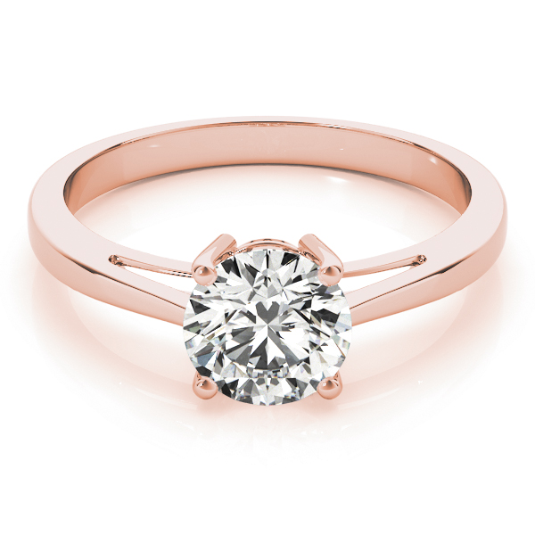 The Eveline Solitaire Engagement Ring, set view