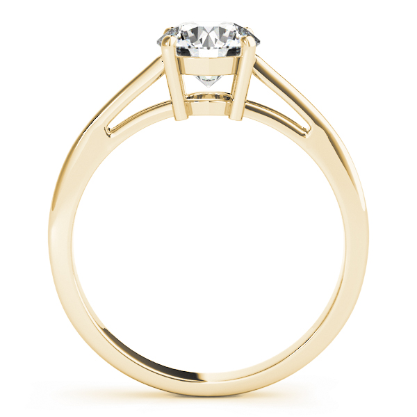 The Eveline Solitaire Engagement Ring, side view